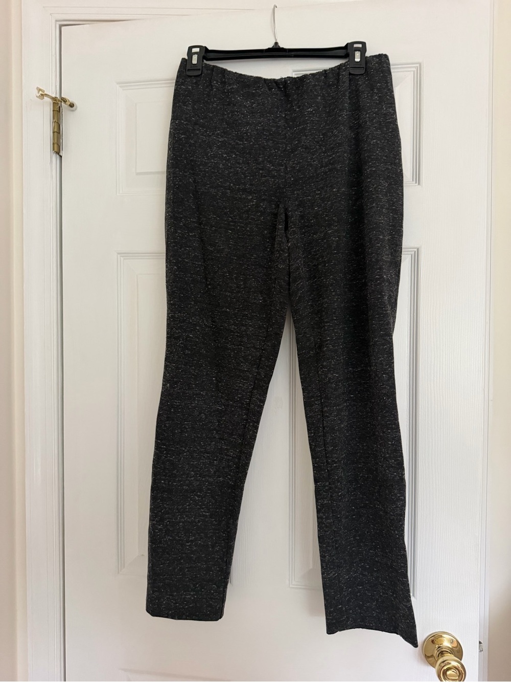 J. Jill Black Knit Slim Leg Pants